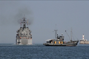 63 Неожиданные военные учения на юге России окончились стрельбами боевых кораблей